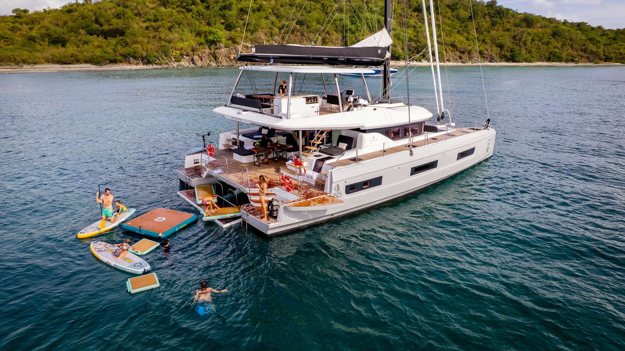 Luxury catamaran